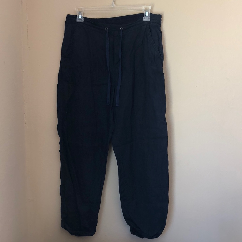 3️⃣ Matty M Blue Drawstring Calf Length Pant - Picture 2 of 7